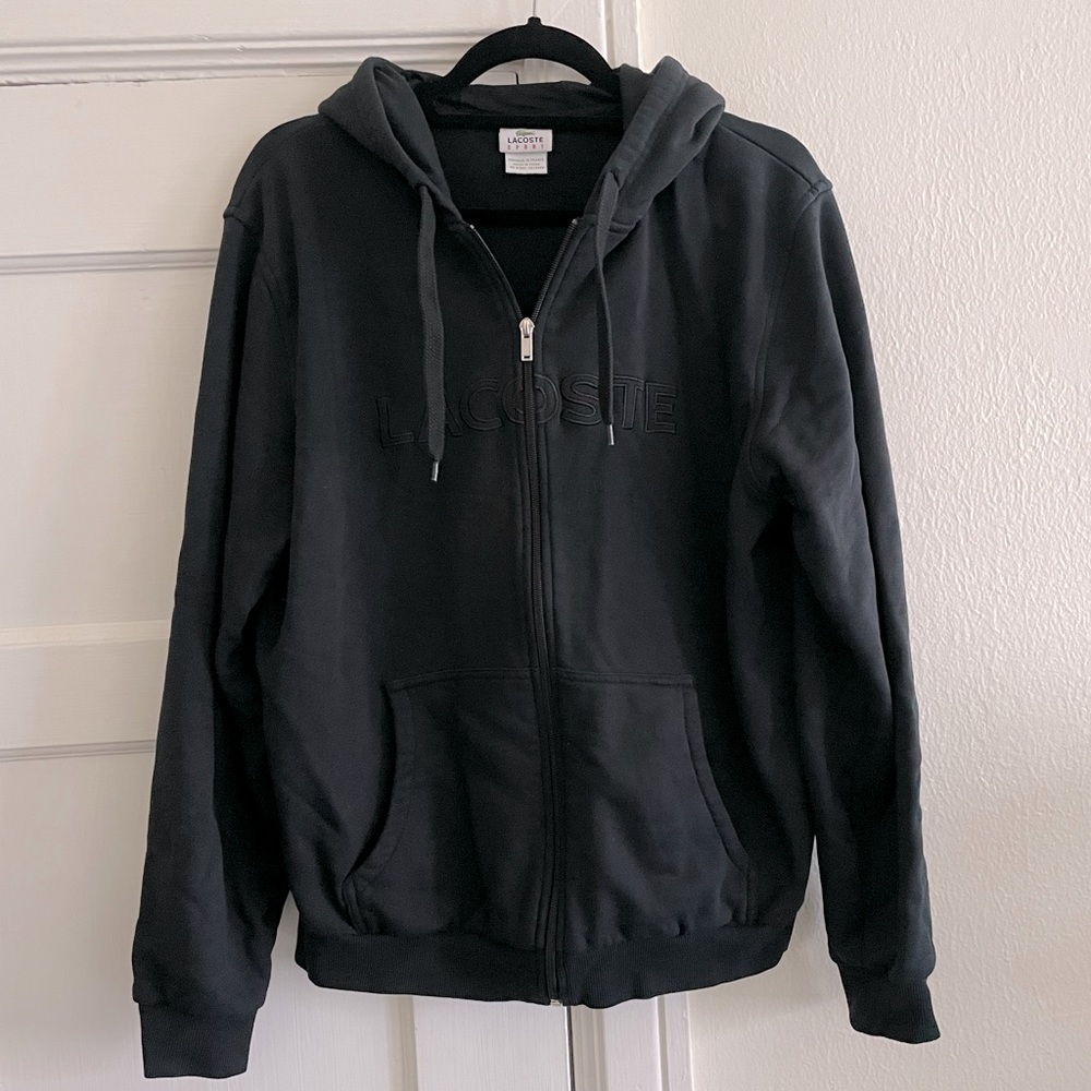 Lacoste logo hoodie - large (5)